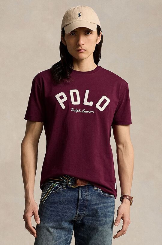 

Хлопковая футболка Polo Ralph Lauren, красный