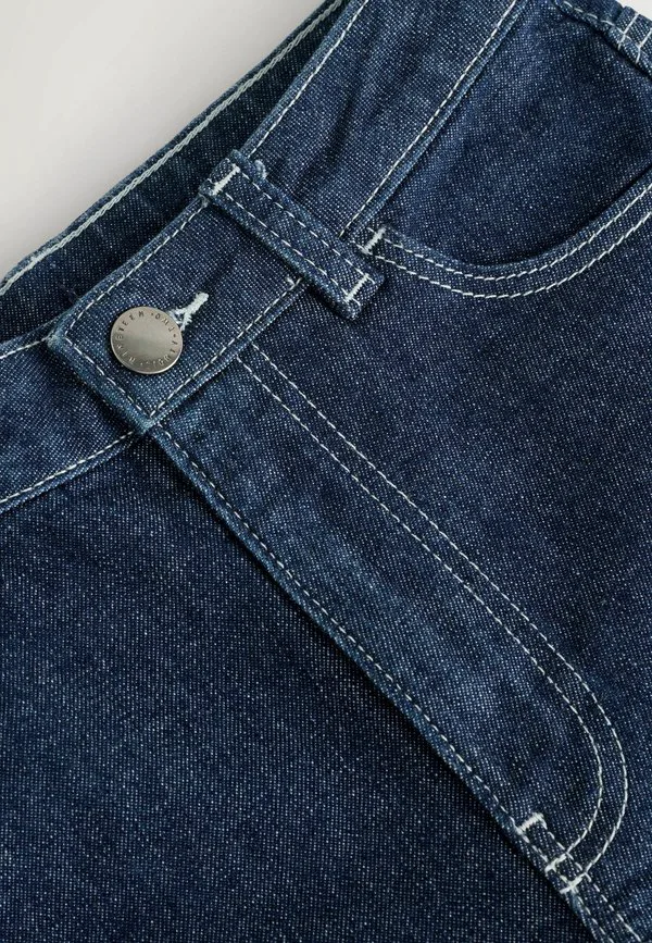 Суперширокие настоящие джинсы-сигареты Next, Denim Rinse — фото 2