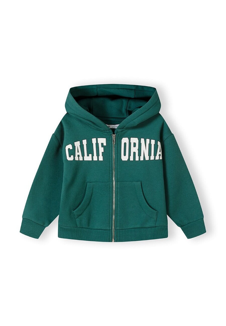 

Худи MINOTI Zip-Up Hoodie, зеленый