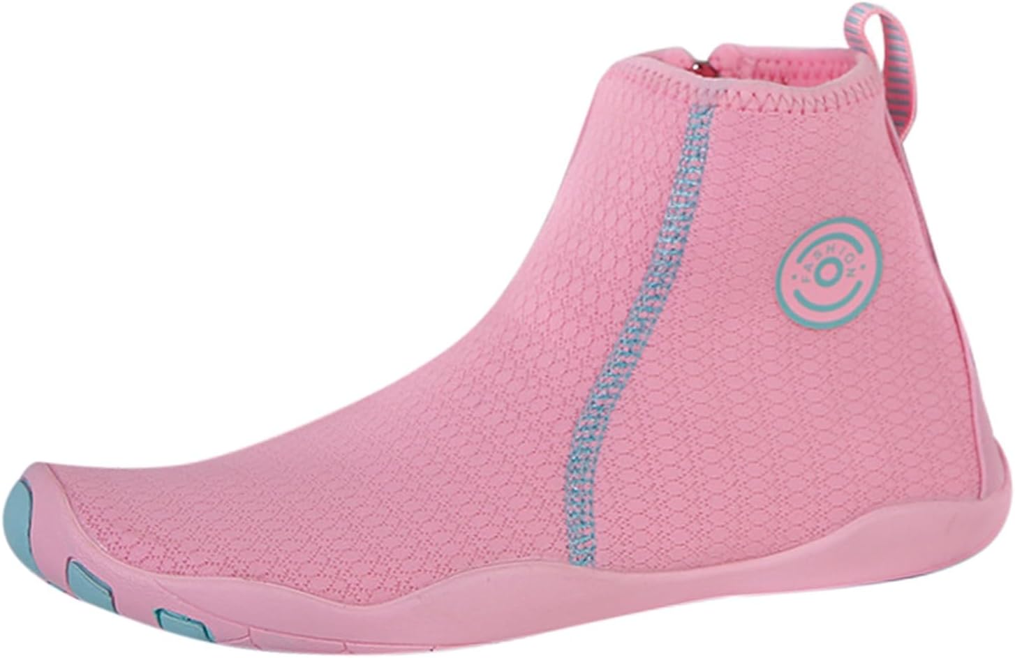 

Быстросохнущие водные босоножки с высокой посадкой, дышащие легкие кроссовки для ходьбы, акваноски для плавания, пляжа, бассейна, серфинга и йоги для женщин и мужчин Generic, розовый