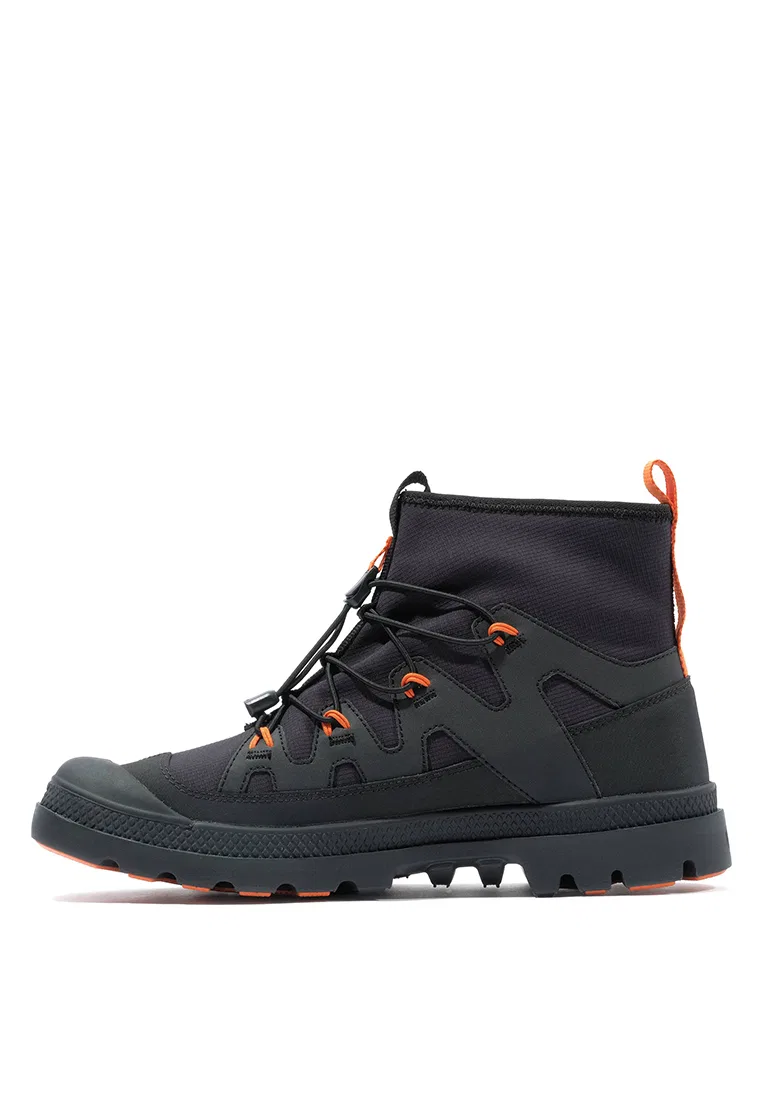 Кроссовки-ботинки высокие, водонепроницаемые, PAMPA LITE WATERPROOF, UNISEX Palladium, черный — фото 4