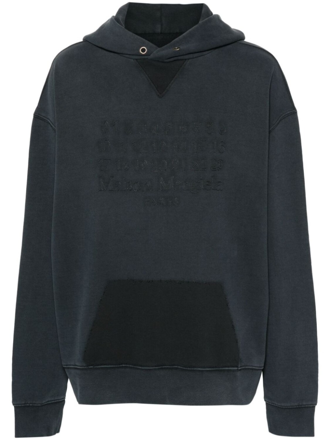 

Maison Margiela худи с принтом, серый