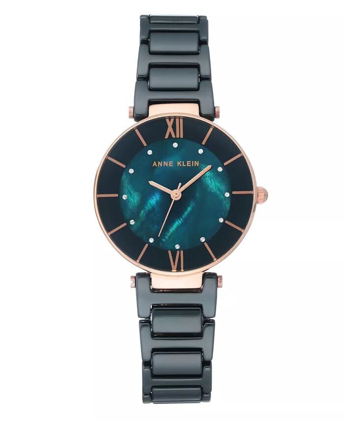 

Часы из натурального перламутра с кристаллами фианита Anne Klein