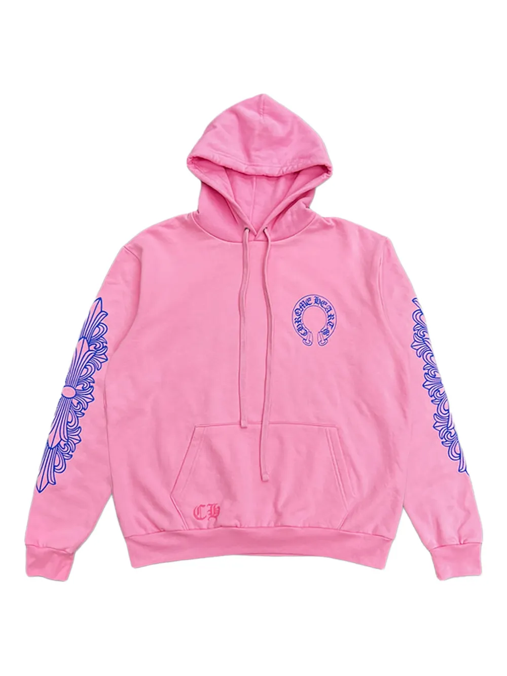

Худи с логотипом Chrome Hearts, розовый