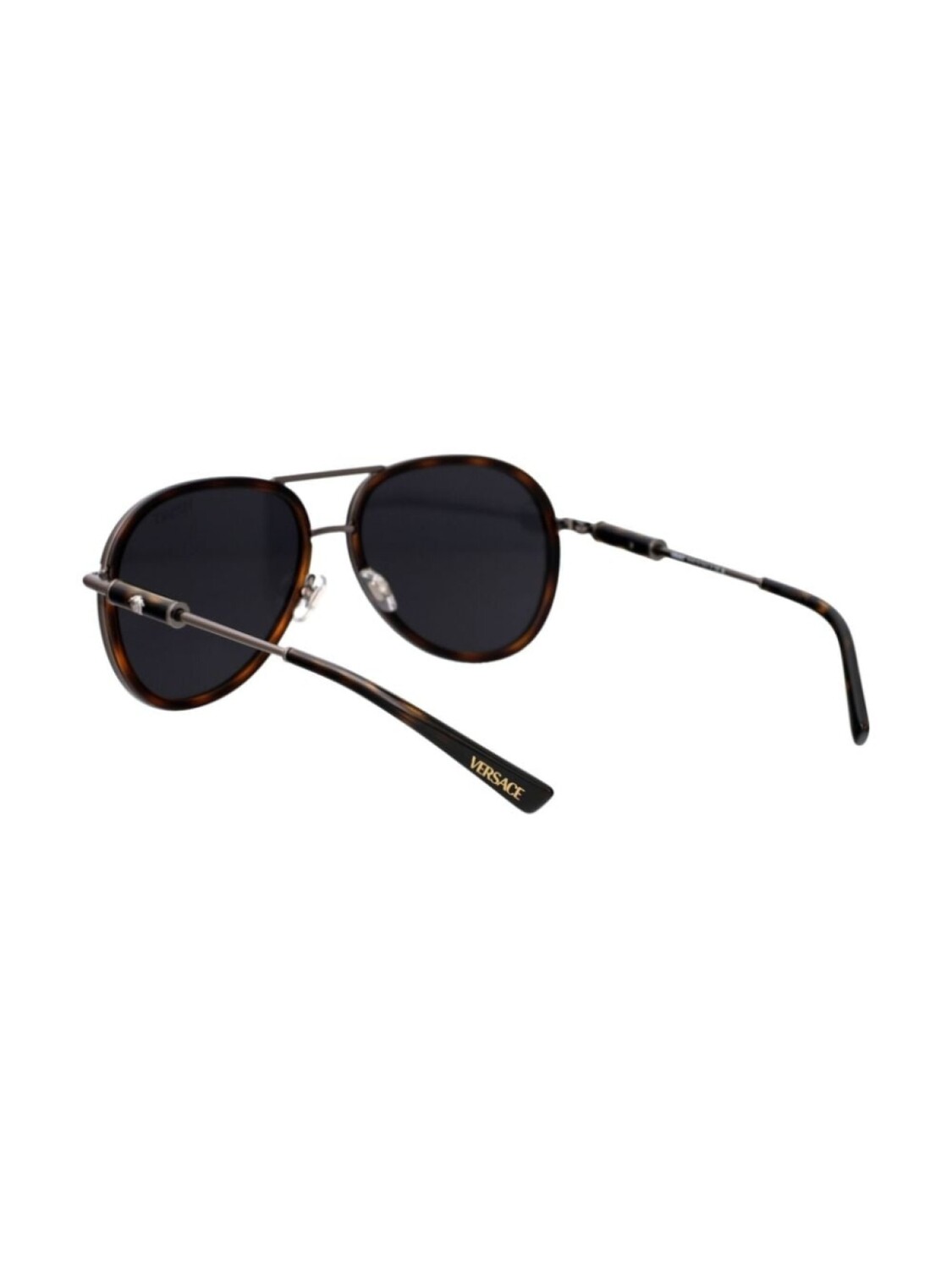 Солнцезащитные очки в оправе пилота Versace Eyewear, черный — фото 3