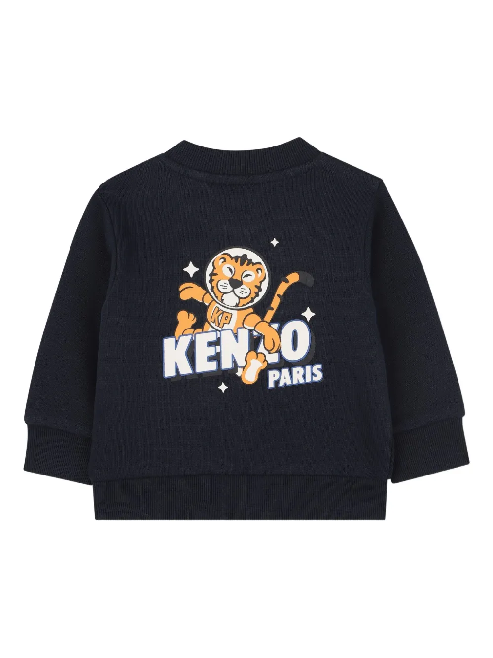 

Толстовка с графичным принтом Kenzo Kids, синий