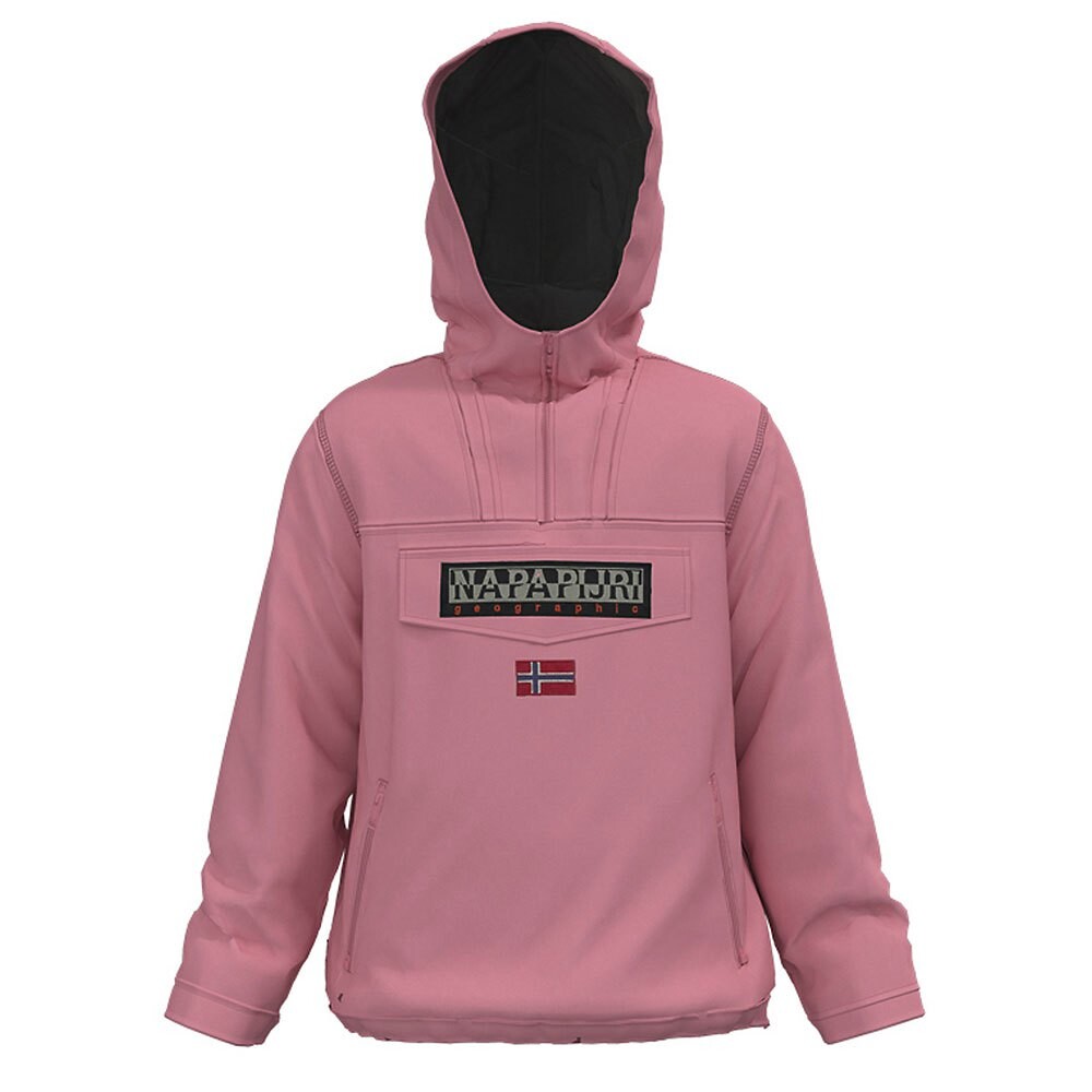 

Худи Napapijri Rainforest Pkt 2, розовый