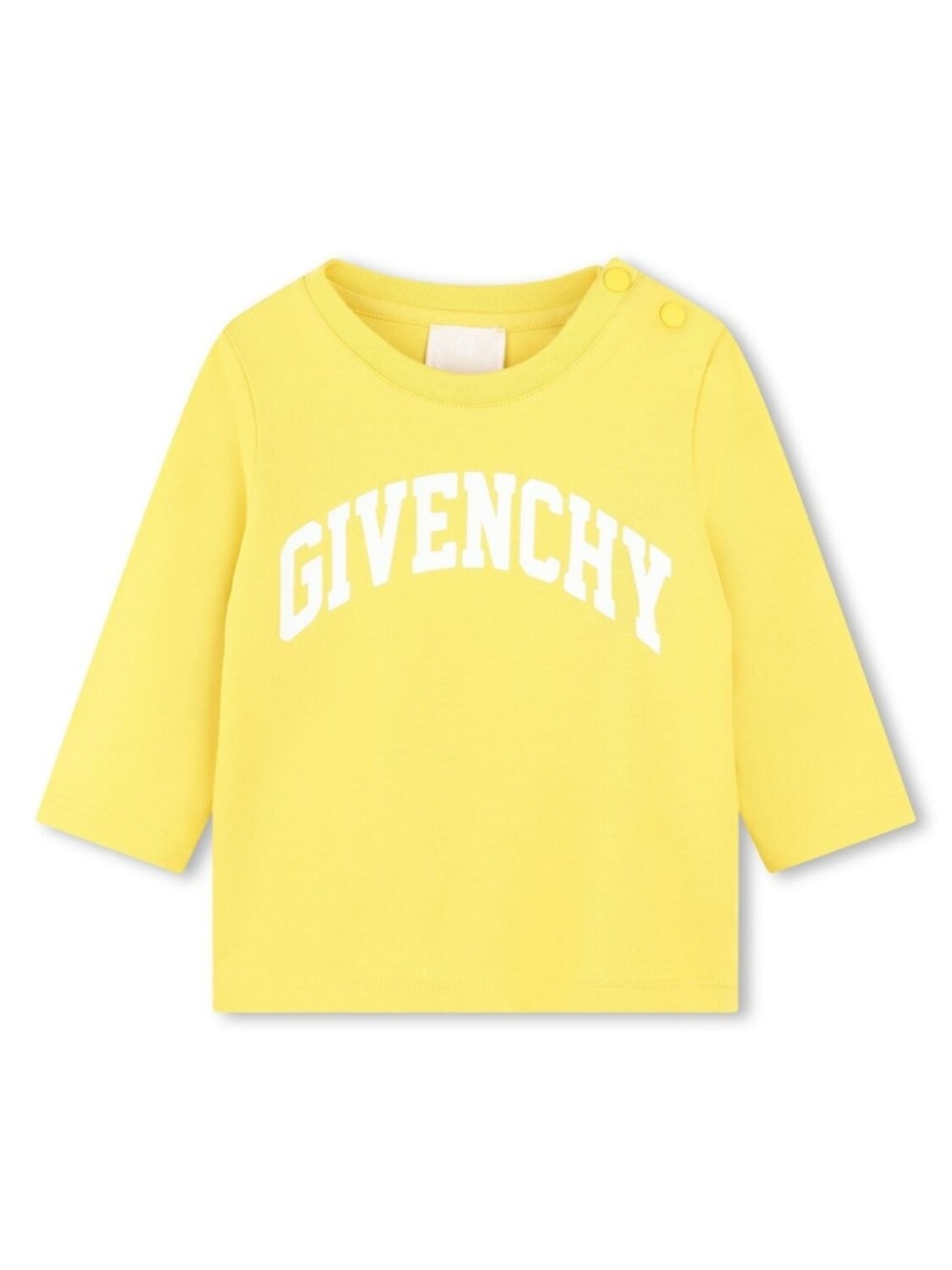 

Givenchy Kids футболка с длинными рукавами и принтом логотипа, желтый