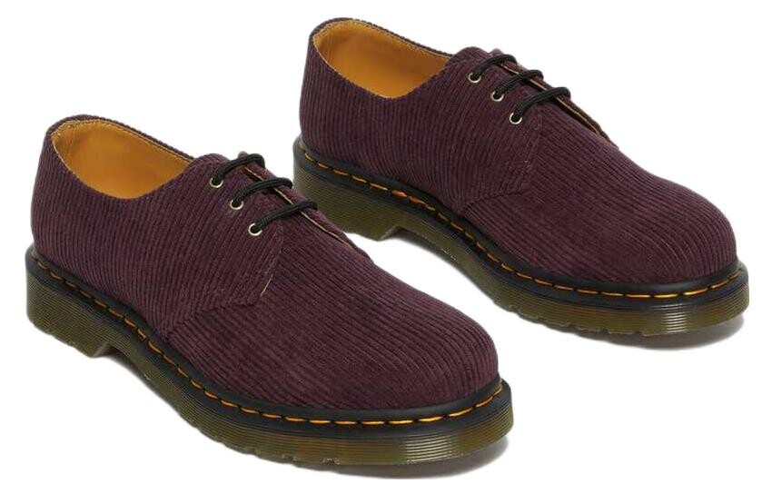 Полуботинки Dr.Martens 1461 Corduroy Shoes 'Wine Red' — фото 3
