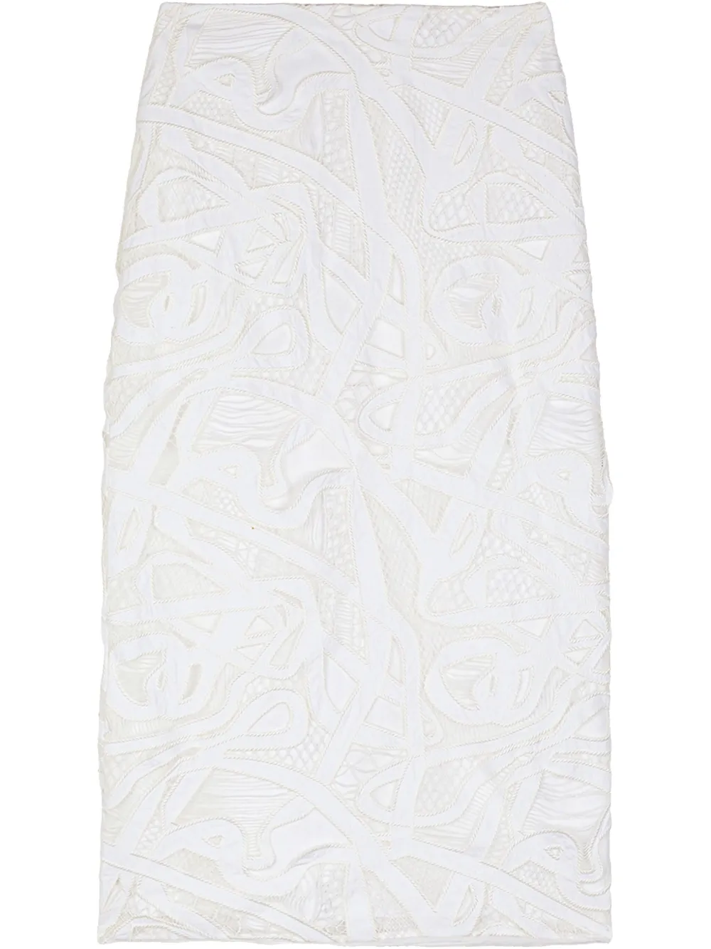 

Юбка Weaving-Inspired Ports 1961, белый