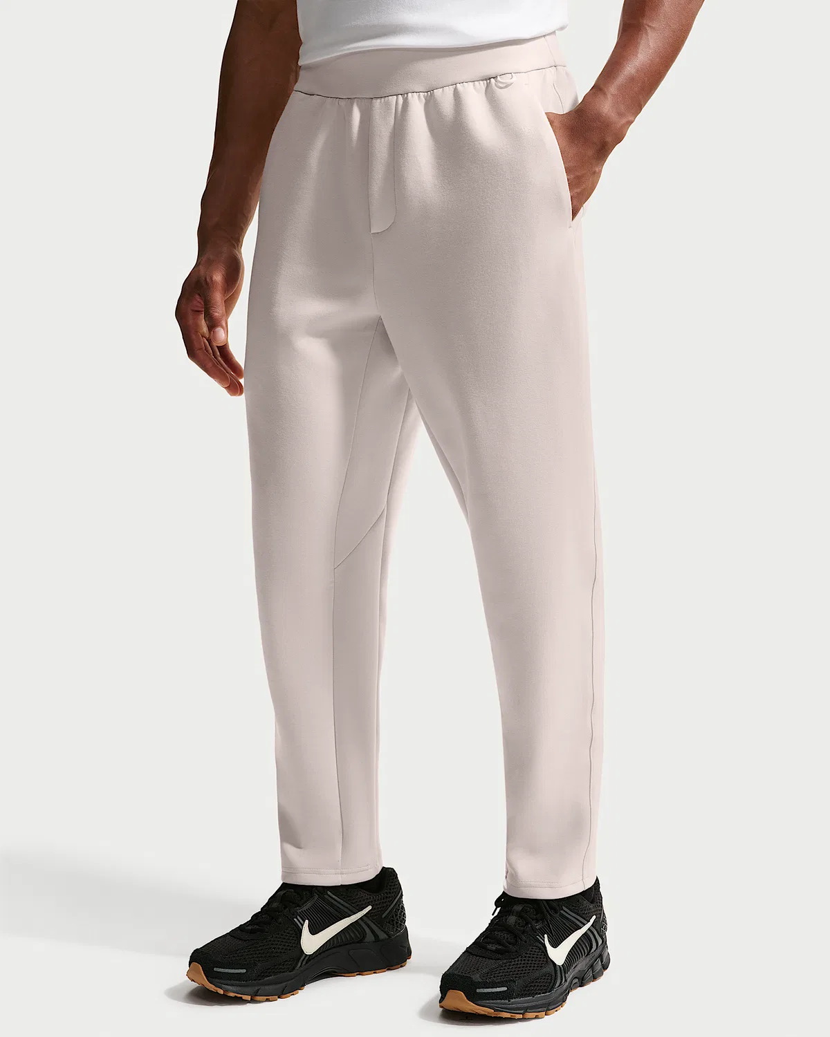 Мужские штаны Dri-FIT Nike 24.7 ImpossiblySoft, Light Orewood Brown/Sail/Light Iron Ore — фото 2