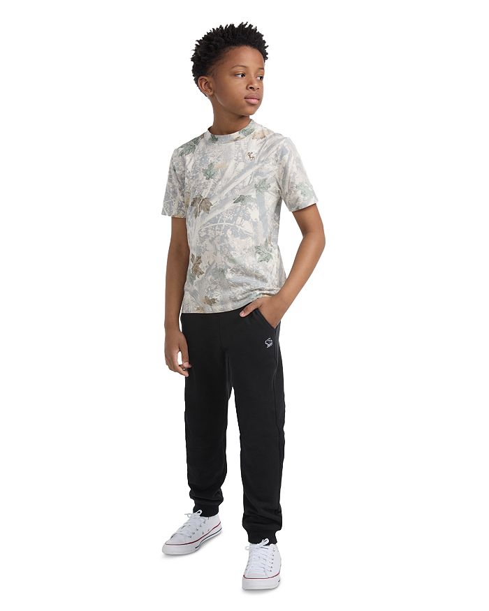 Мальчиковые утепленные флисовые брюки Essential Fleece Jogger - для малышей и подростков abercrombie kids, серый — фото 4