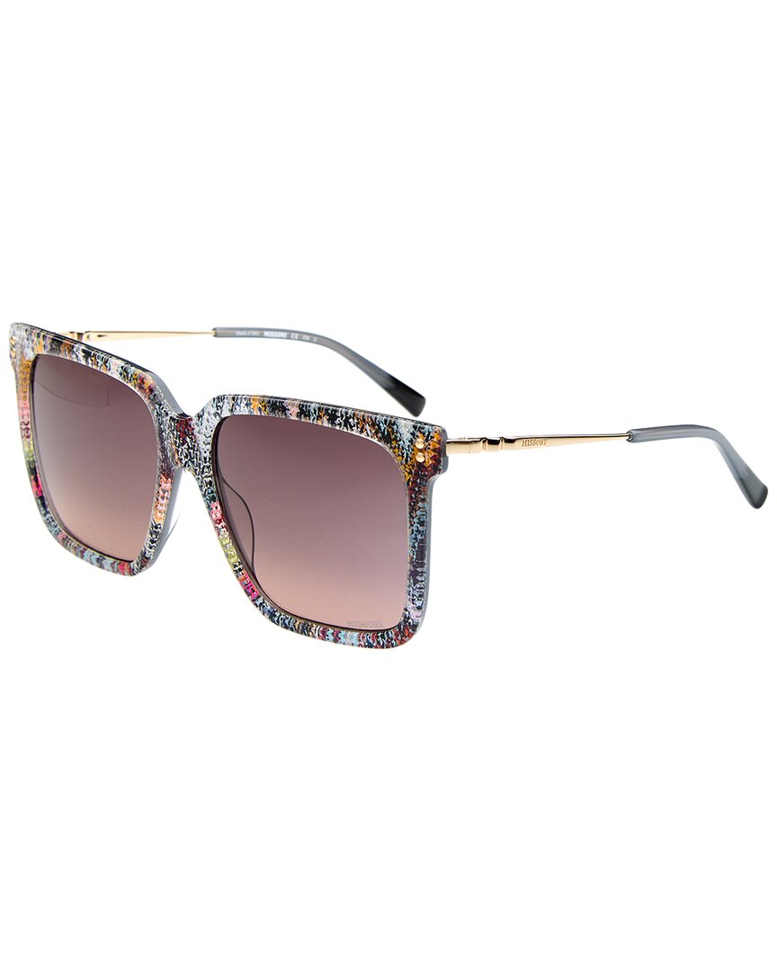 

Женские солнцезащитные очки Missoni 57 мм, цвет multi