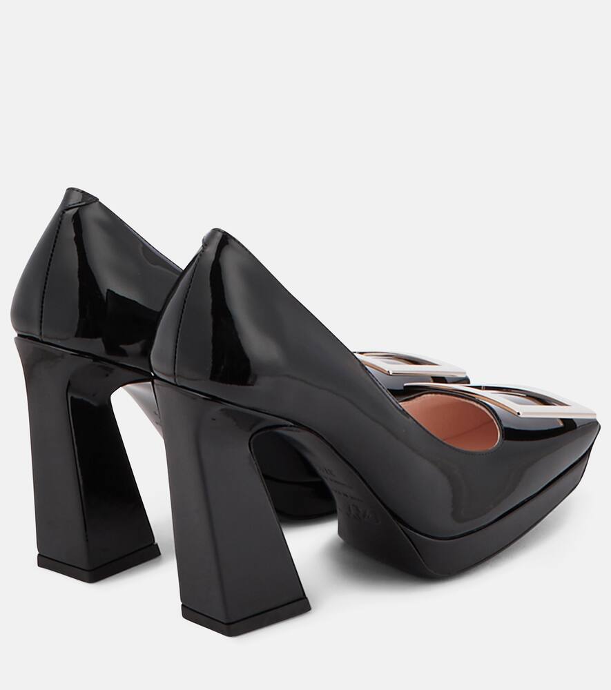 Туфли-лодочки Viv' на платформе из лаковой кожи Roger Vivier — фото 3