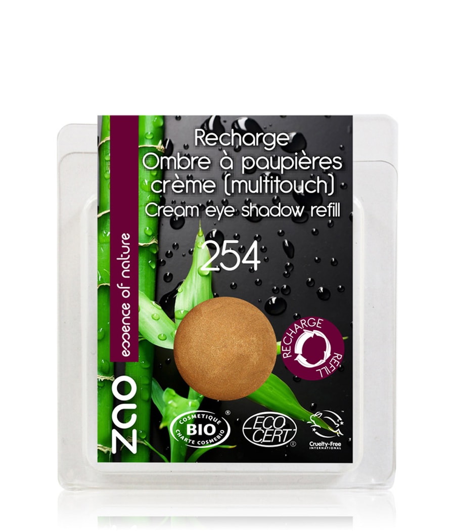 

Тени для век ZAO Bamboo Cream Refill, Nr. 254 - Golden Bronze, 3g