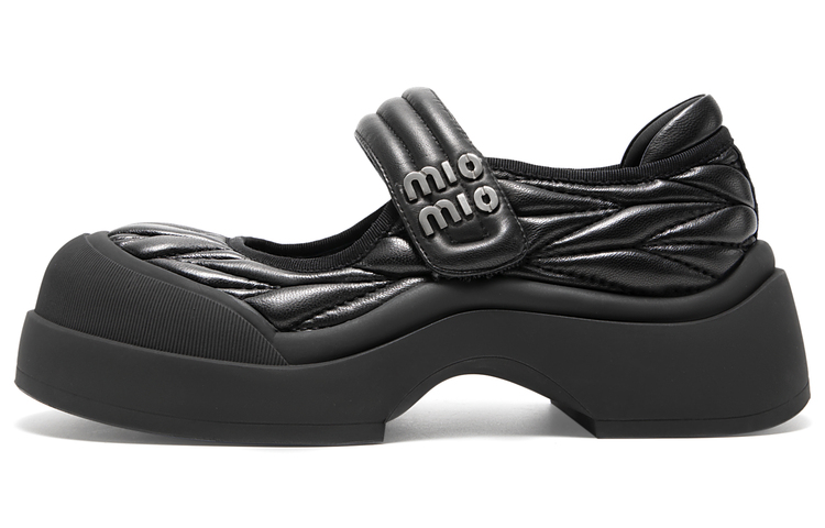 Туфли Мэри Джейн на платформе женские MIO, Black