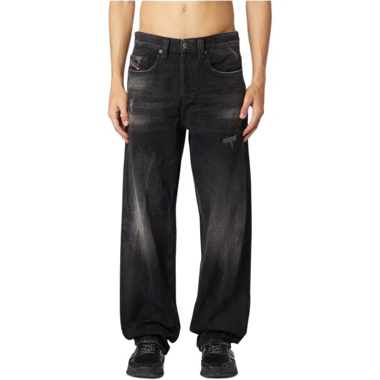 Джинсы свободные потертые Diesel Baggy 02