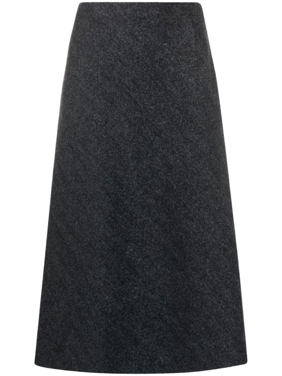 

Maison Margiela herringbone A-line skirt, серый