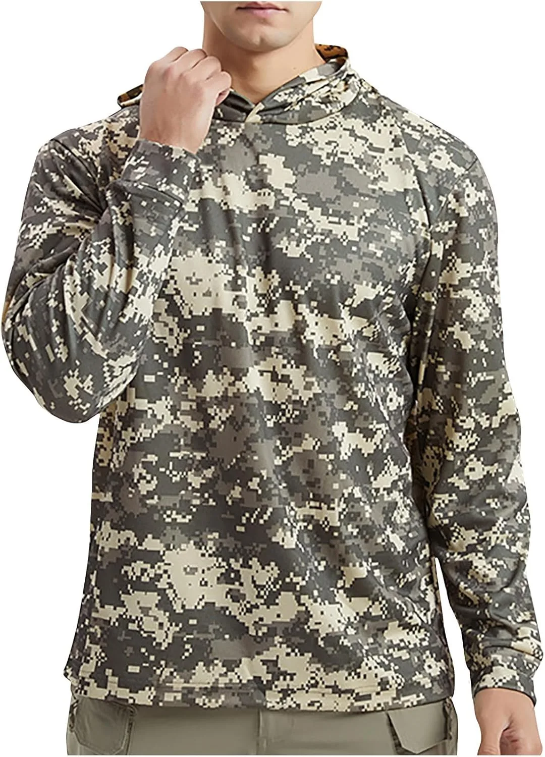 

Мужская толстовка с длинным рукавом для защиты от солнца UPF 50+ Uillui