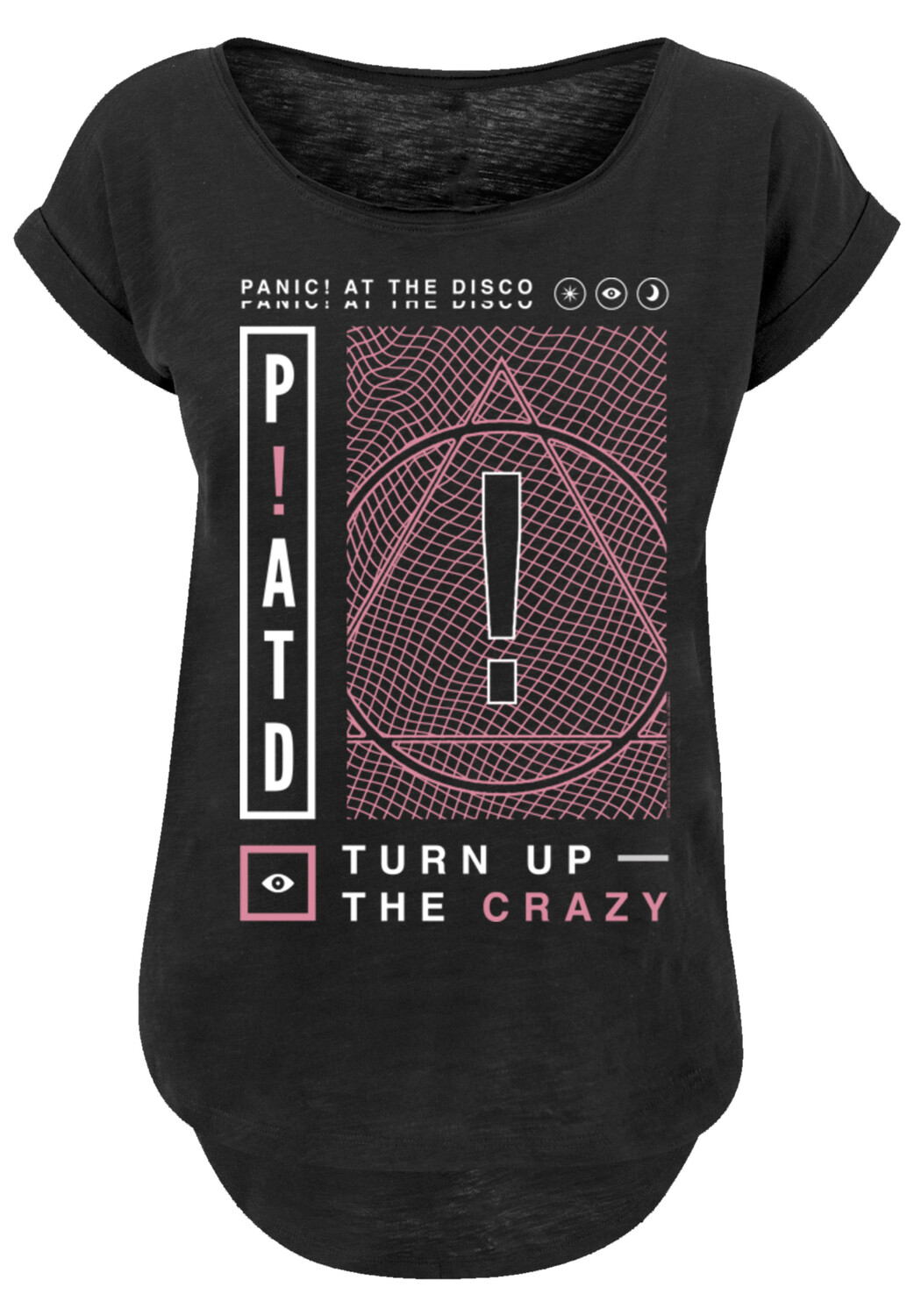 

Футболка F4NT4STIC Panic At The Disco Turn Up The Crazy, черный