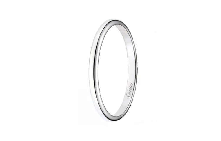 

Cartier Платиновое кольцо унисекс, серебряный