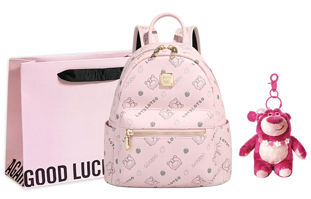 

Disney Синтетический кожаный рюкзак средний женский разноцветный, Pink+Exquisite Shopping Bag