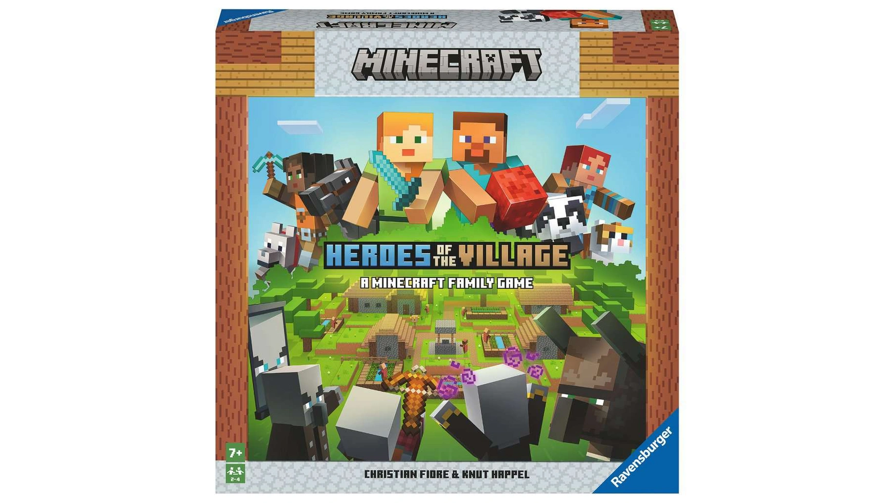 

Ravensburger Spiele Minecraft Heroes of the Village совместная семейная игра для 2–4 игроков в возрасте от 7 лет и старше