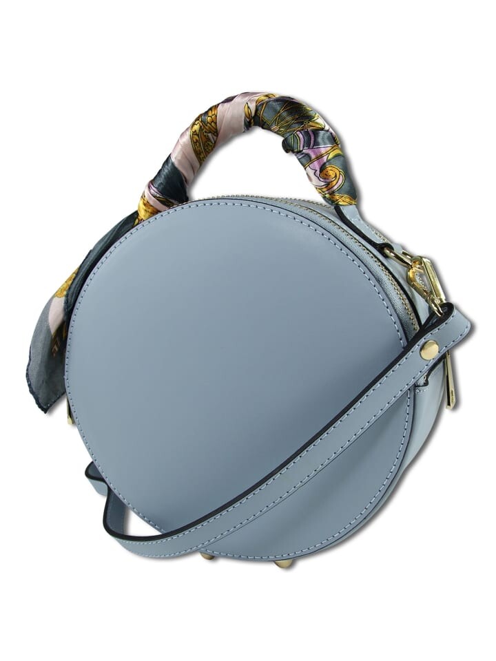 

Наплечная сумка Toscanto Schultertasche Leder hellblau ca. 18cm