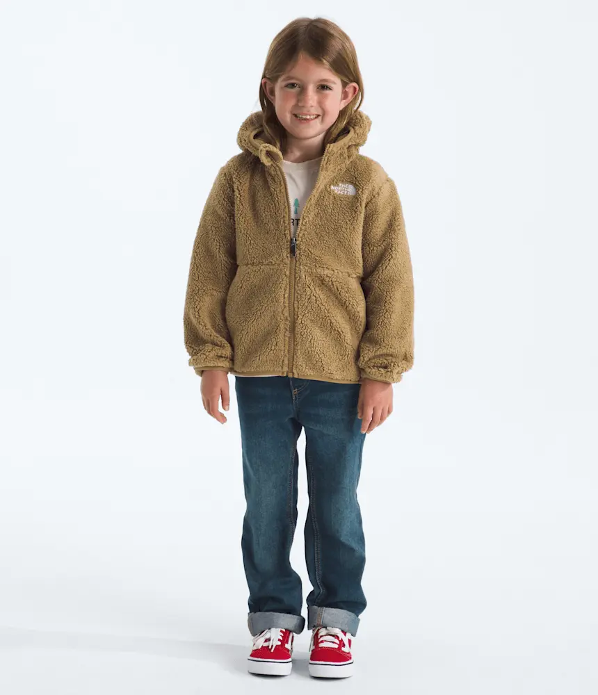 Детская толстовка Campshire с застежкой-молнией The North Face, Teddy Brown — фото 2