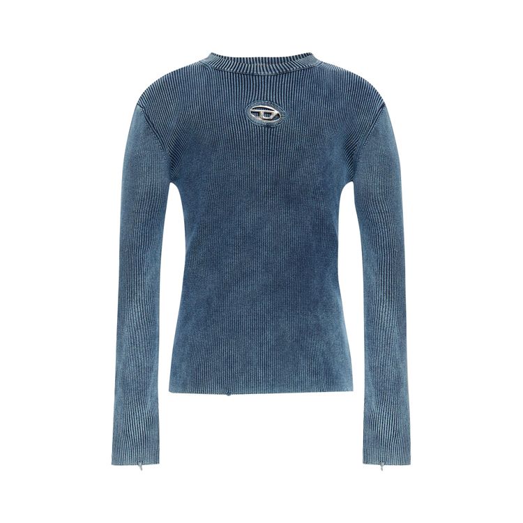 

Свитер Diesel Ribbed Logo Sweater 'Blue', синий