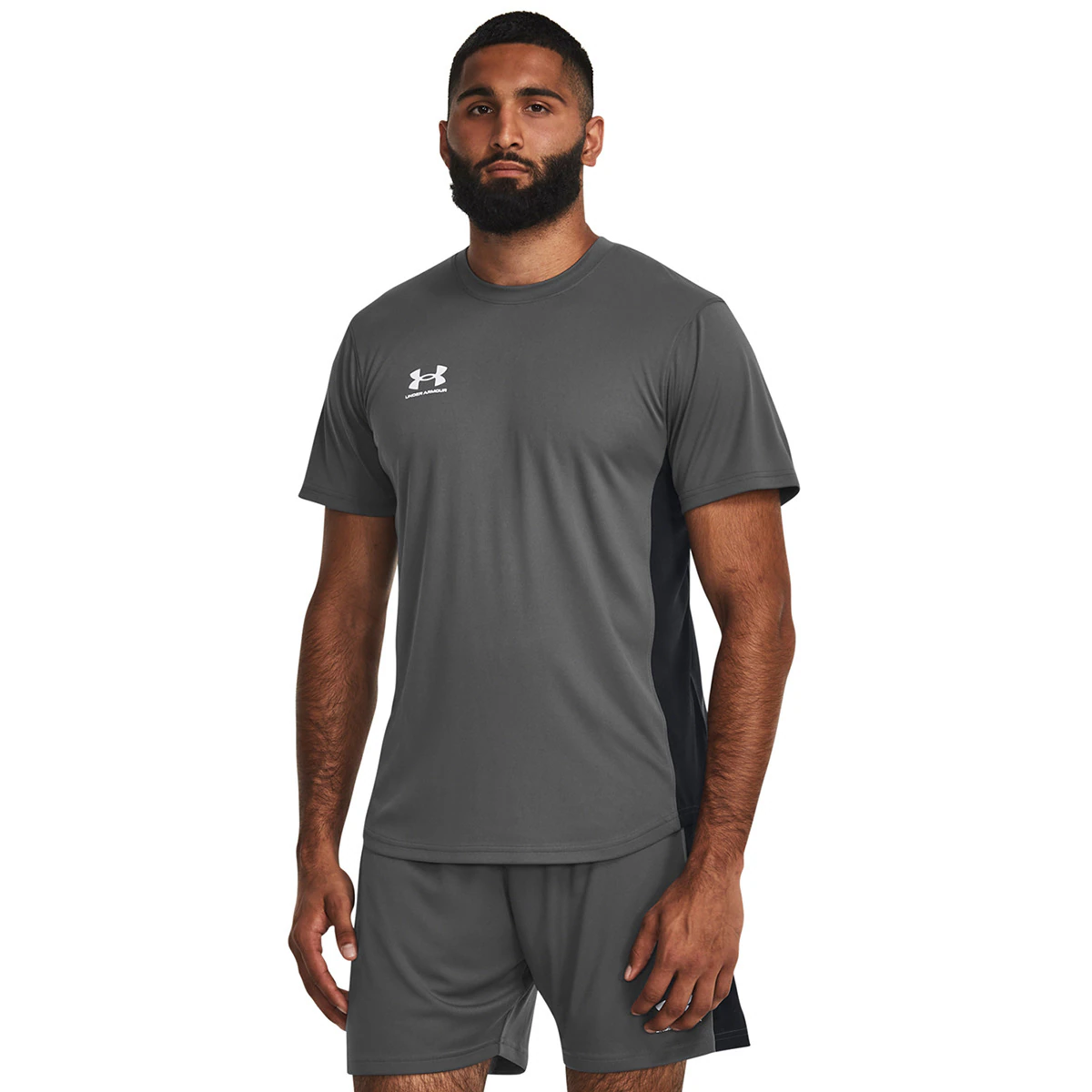 

UA M's Ch. Train SS Under Armour Мужская футболка, серый