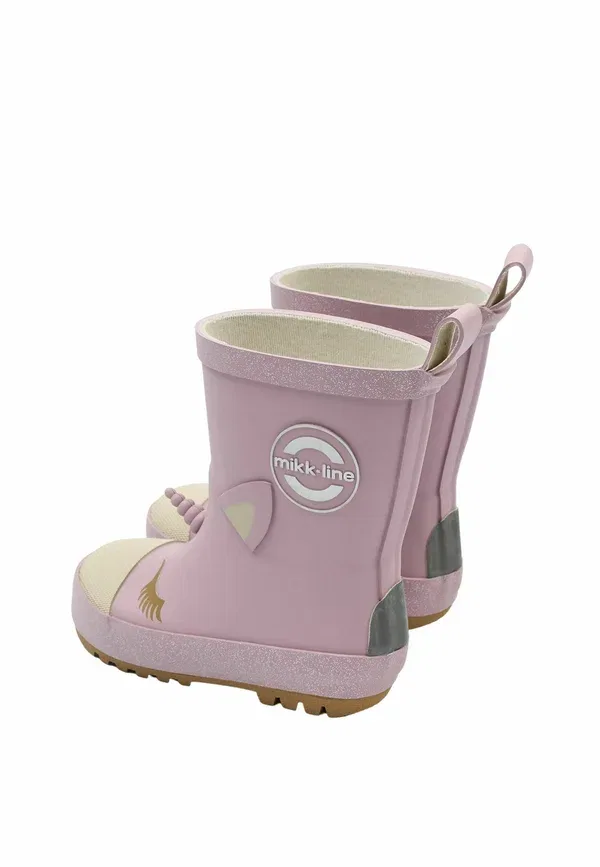 Сапоги резиновые 3D unicorn wellies Mikk-Line, сиреневые тени — фото 4