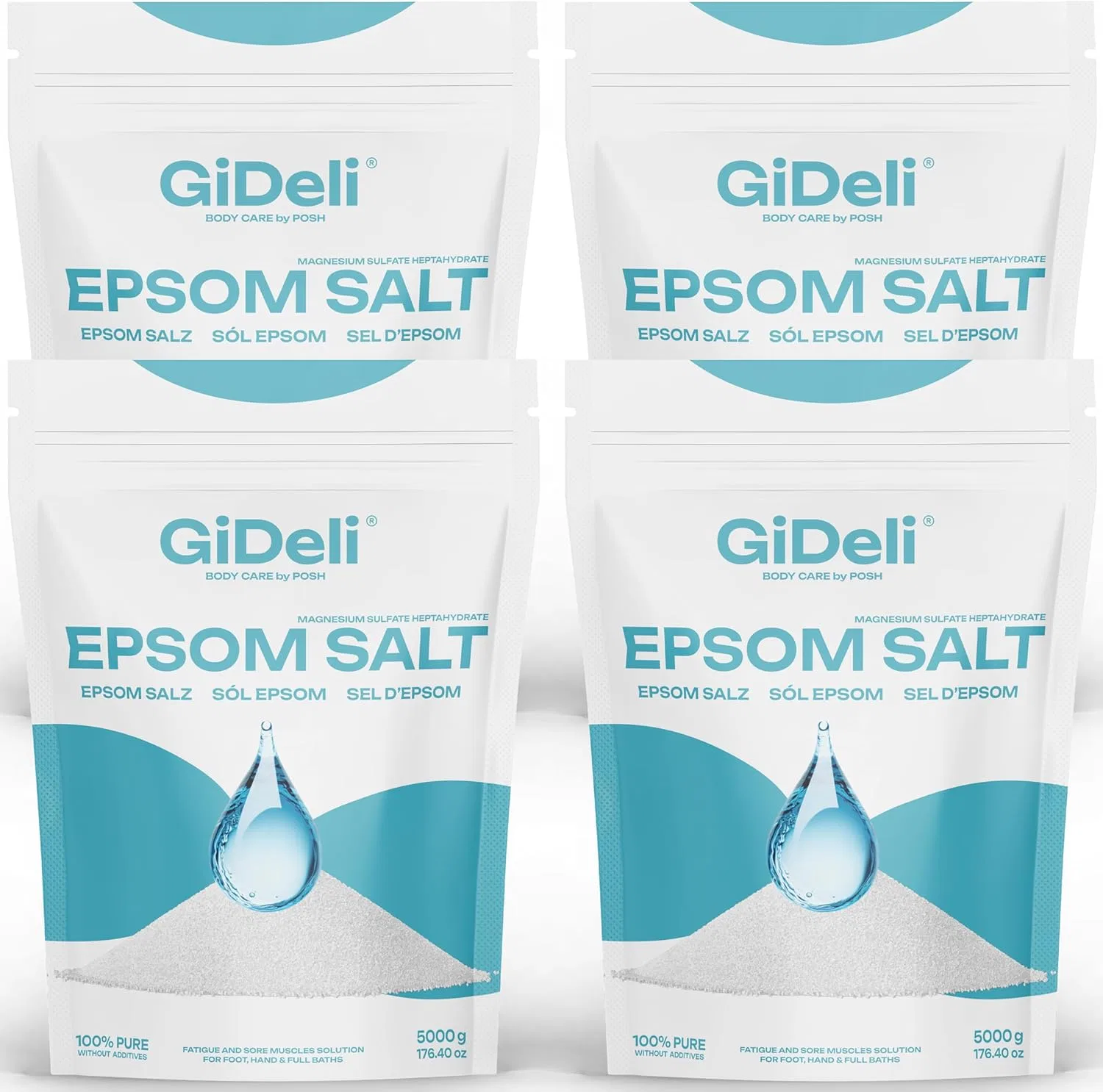 Соль для ванн GiDeli Epsom, 20 кг Gideli