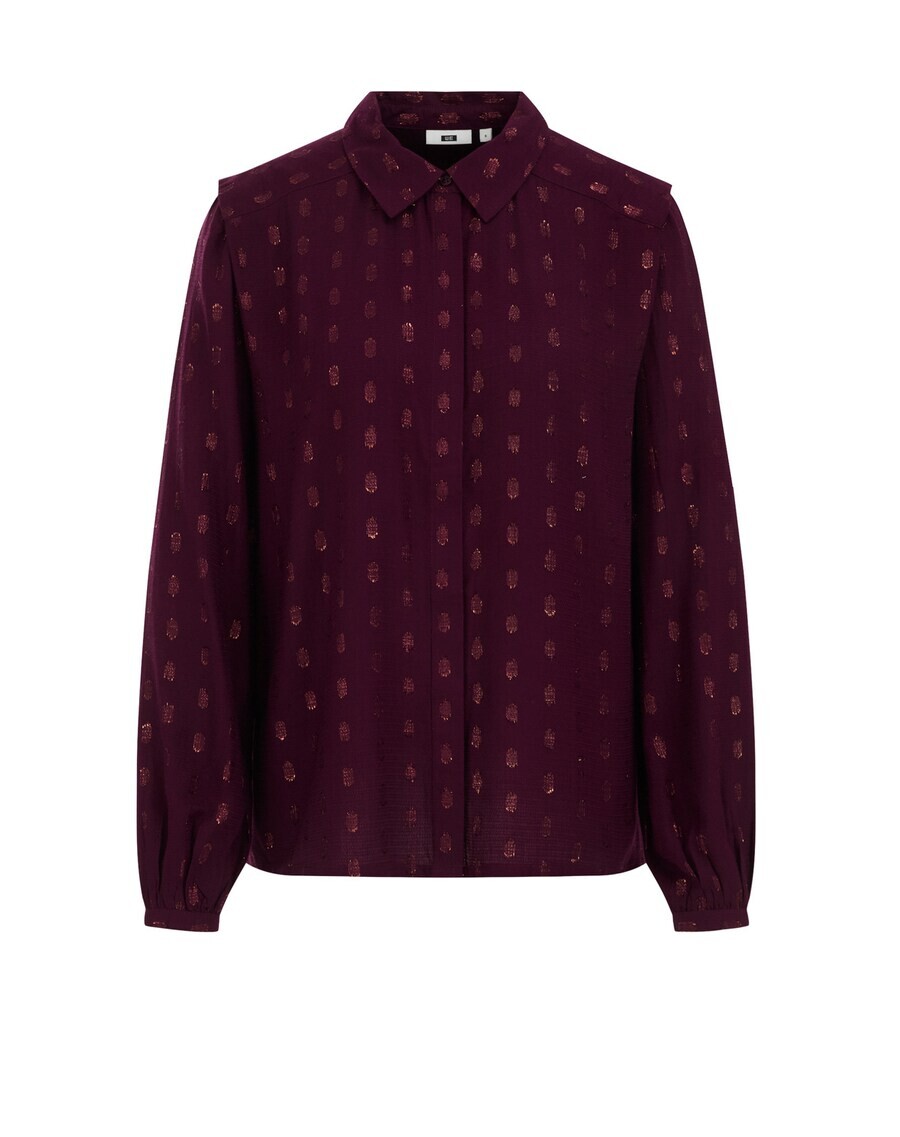 

Блуза WE Fashion Blouse, темно-фиолетовый