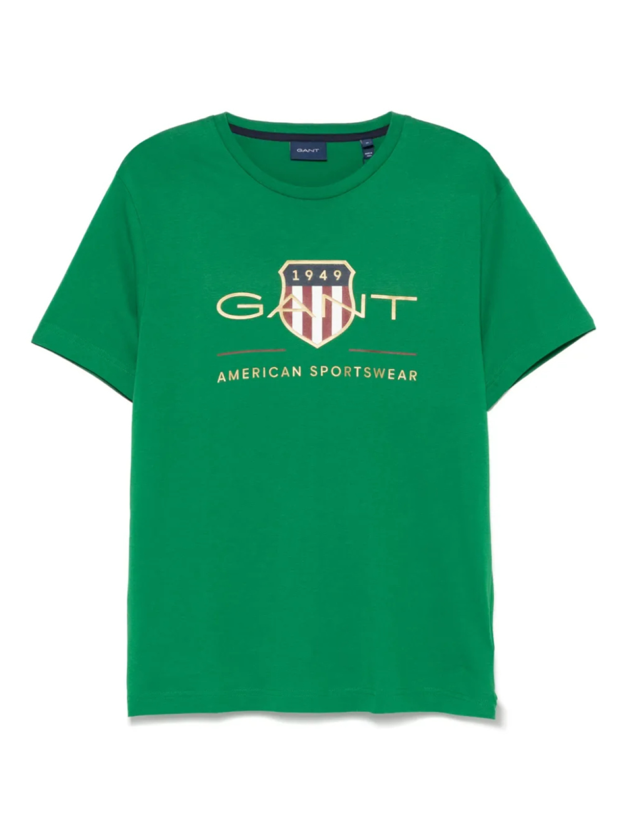 

Gant футболка с логотипом, зеленый