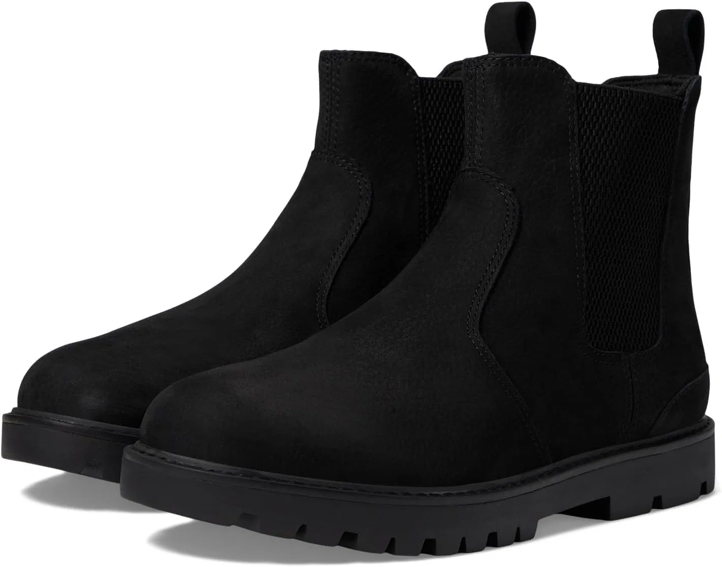 Мужские ботинки TOMS Griffin из черной водонепроницаемой кожи