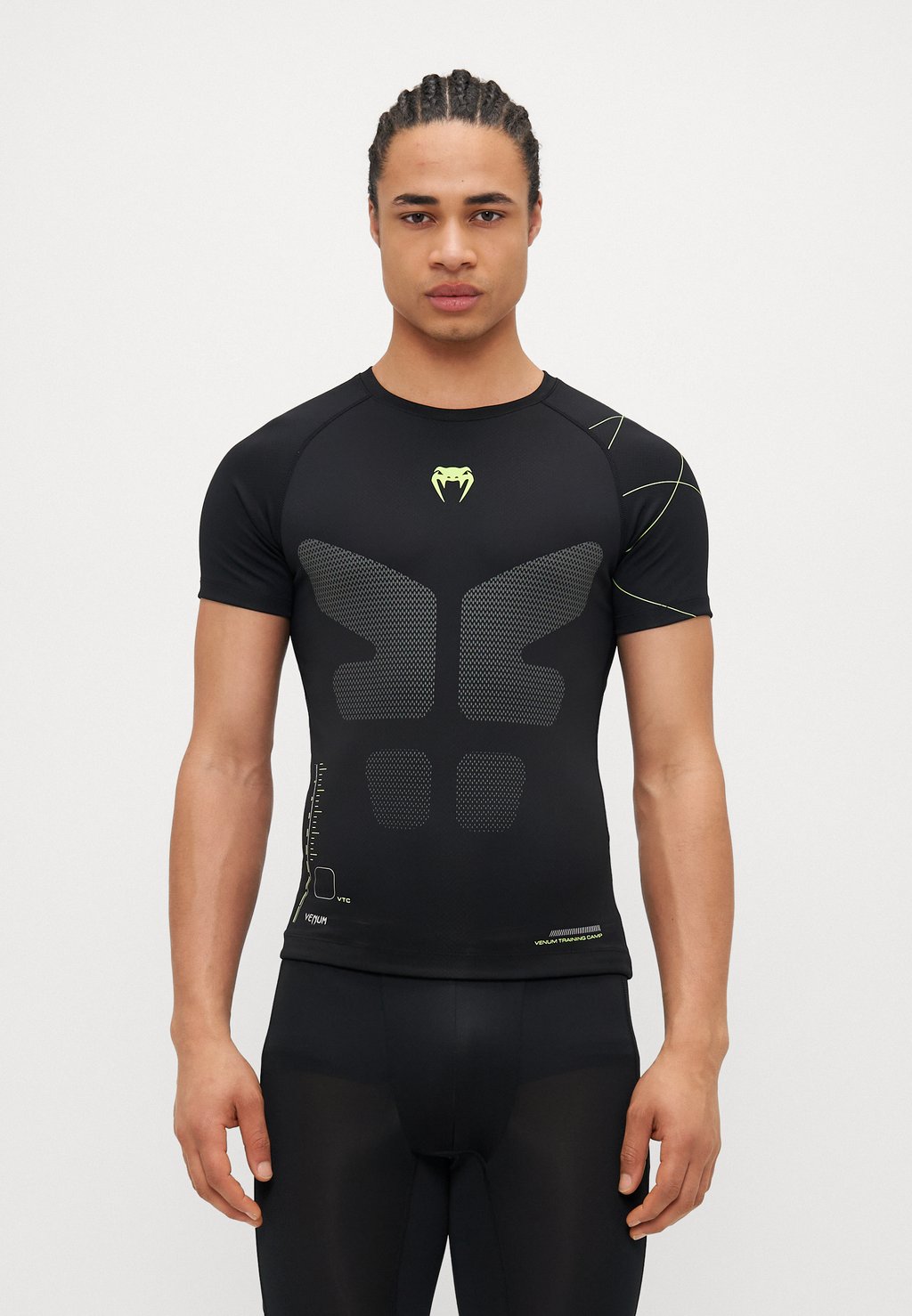 

Спортивная футболка TRAINING CAMP RASHGUARDS Venum, черный