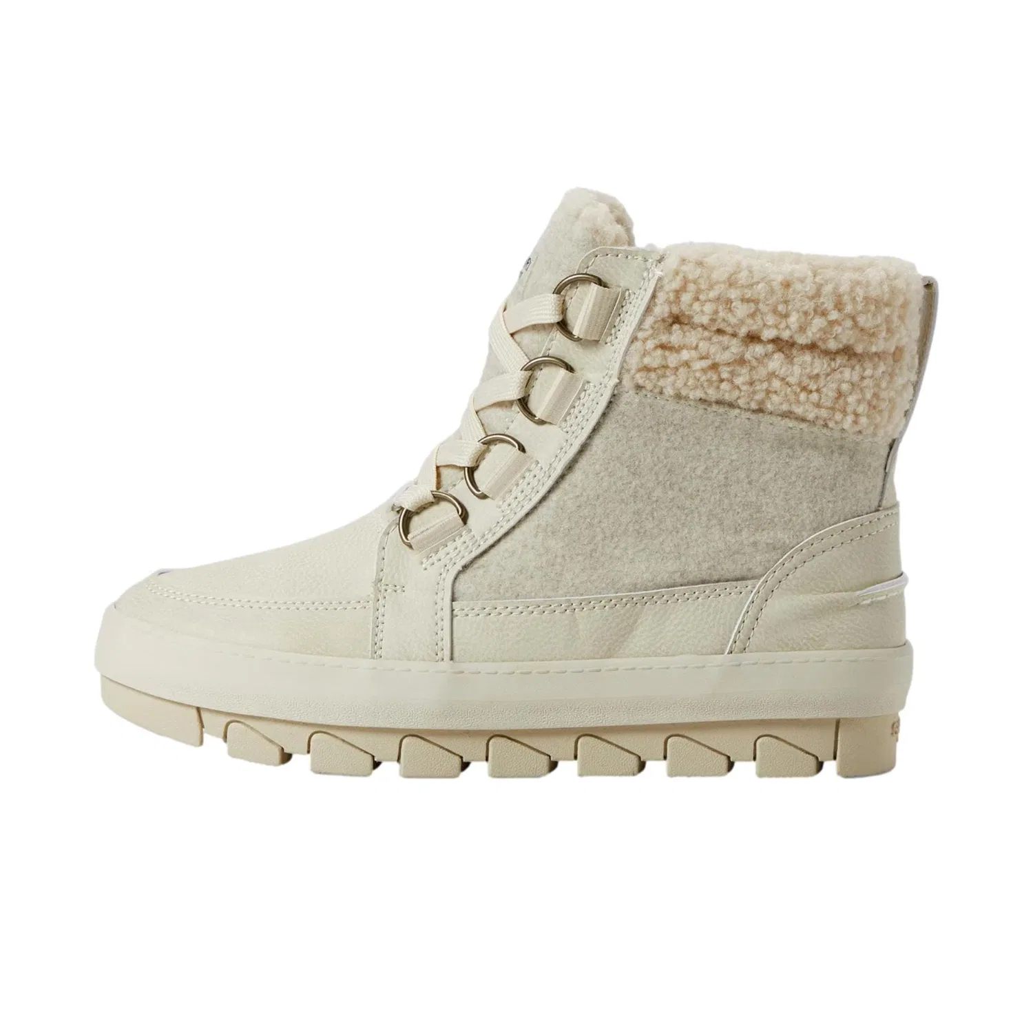 Мужские низкие туристические ботинки Sperry Juneau Low Hiker из шерсти цвета слоновой кости, модель STS87636