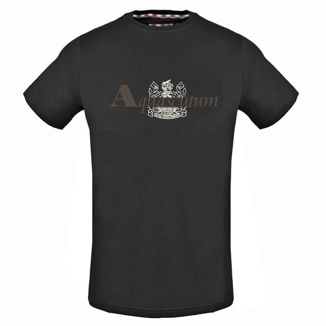

Футболка с логотипом бренда Aldis Aquascutum, черный