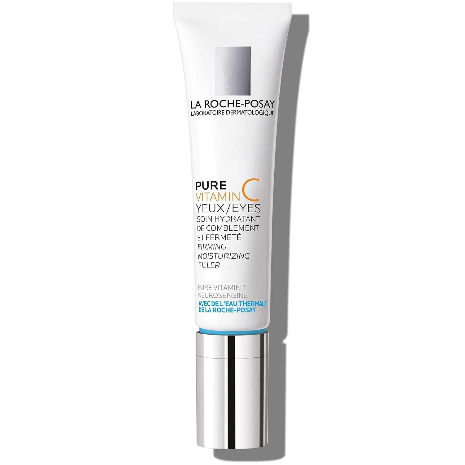 Крем для глаз La Roche-Posay Redermic C Pure Vitamin C с гиалуроновой кислотой для уменьшения морщин и омолаживающего эффекта, 0,5 жидких унций (1 упаковка)