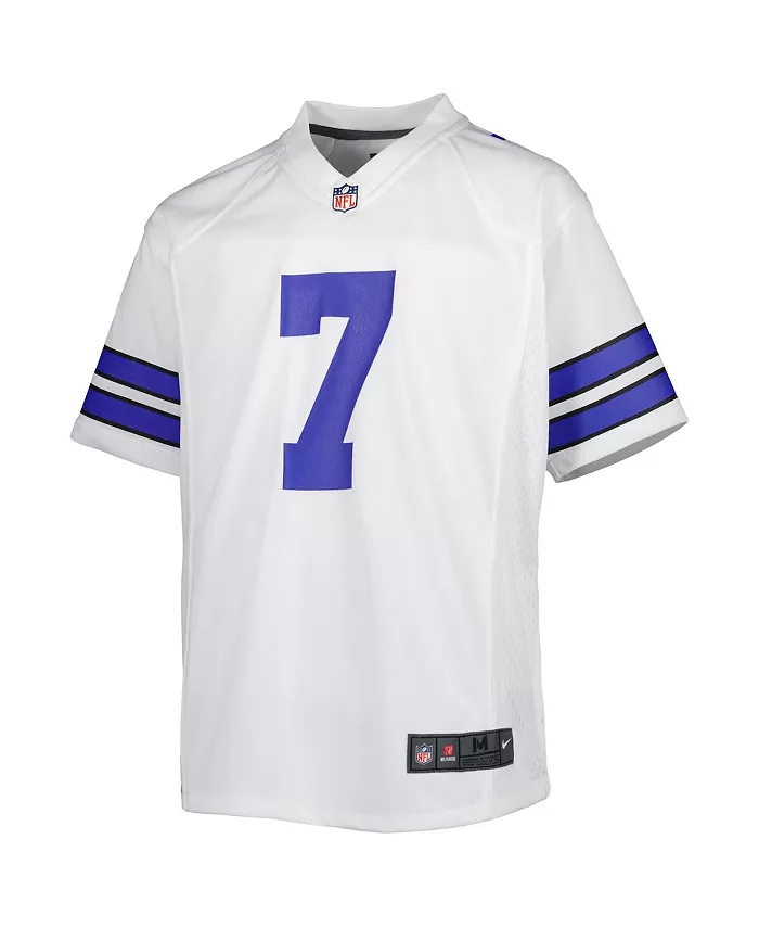 Футболка игровая Dallas Cowboys для подростков Trevon Diggs Nike, белый — фото 3