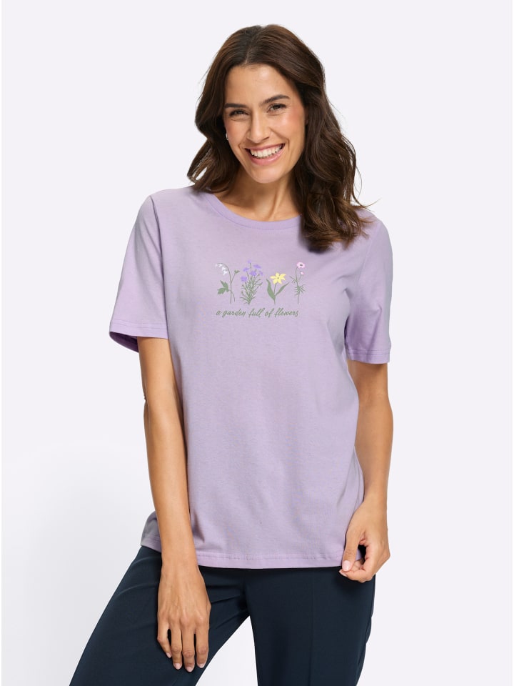 

Рубашка с круглым вырезом в сиреневый цвет WITT WEIDEN