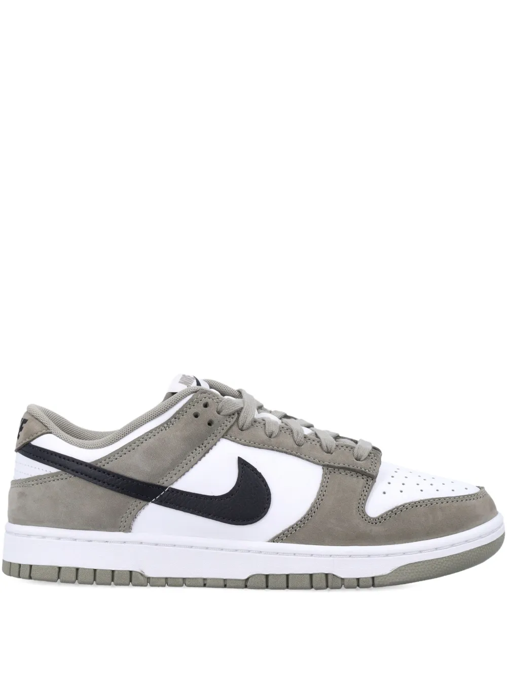 

Кроссовки Dunk Low из замши и кожи Nike, белый