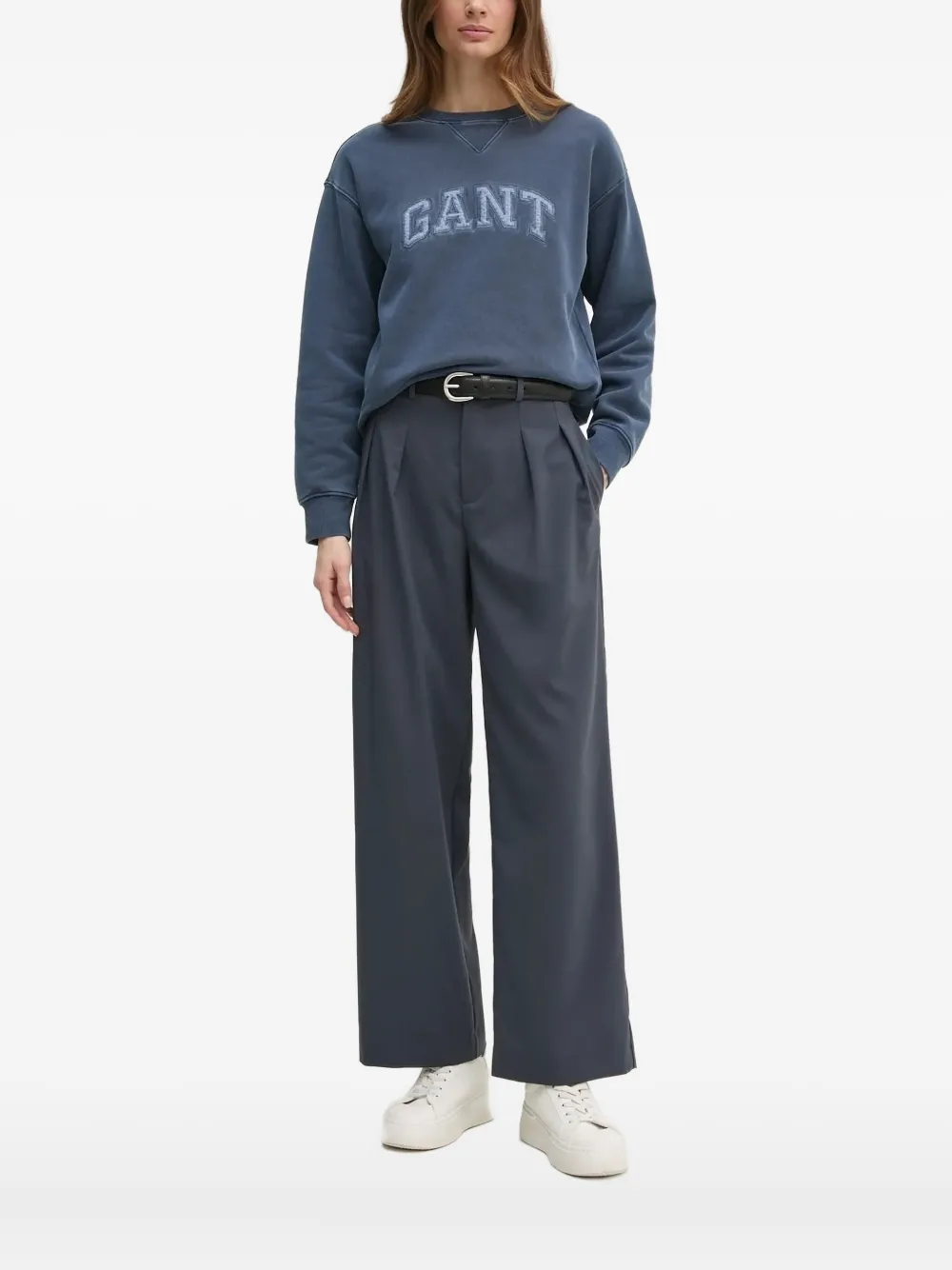 

Толстовка с нашивкой-логотипом Gant, синий