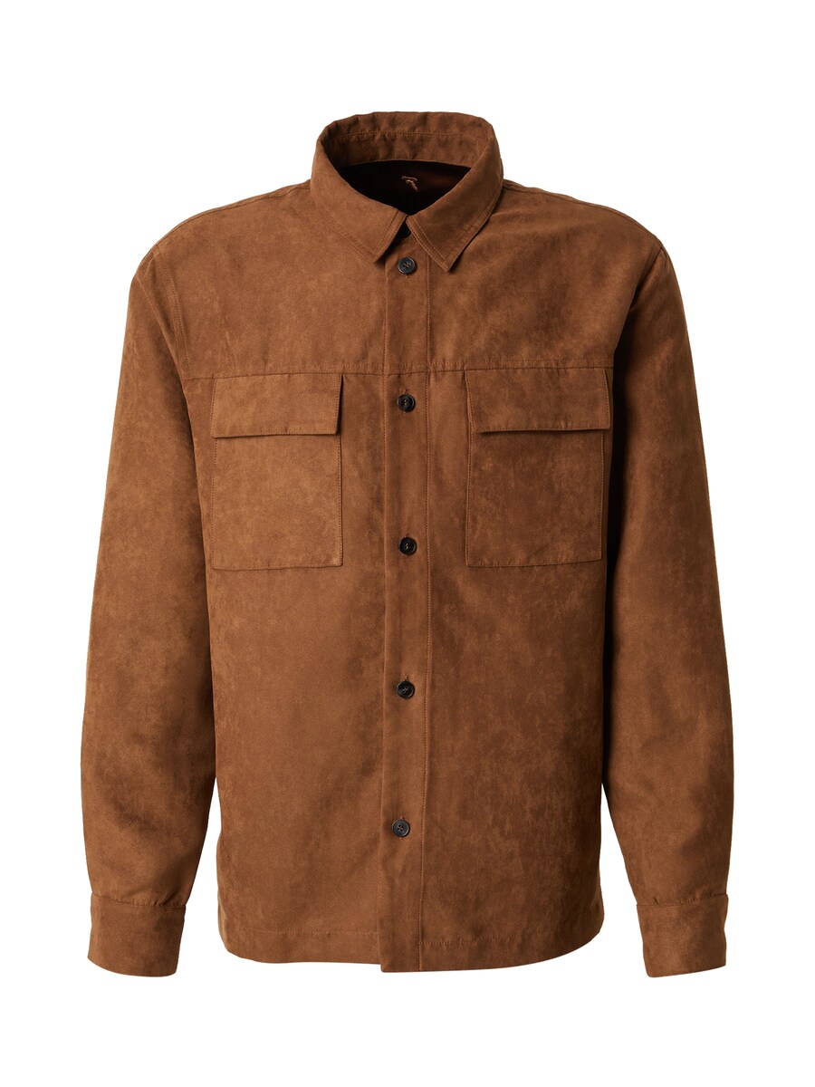 

Рубашка на пуговицах классического кроя DAN FOX APPAREL Maik, коричневый