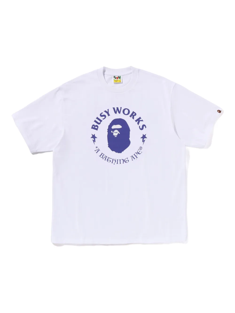 

Футболка Busy Works A Bathing Ape, белый