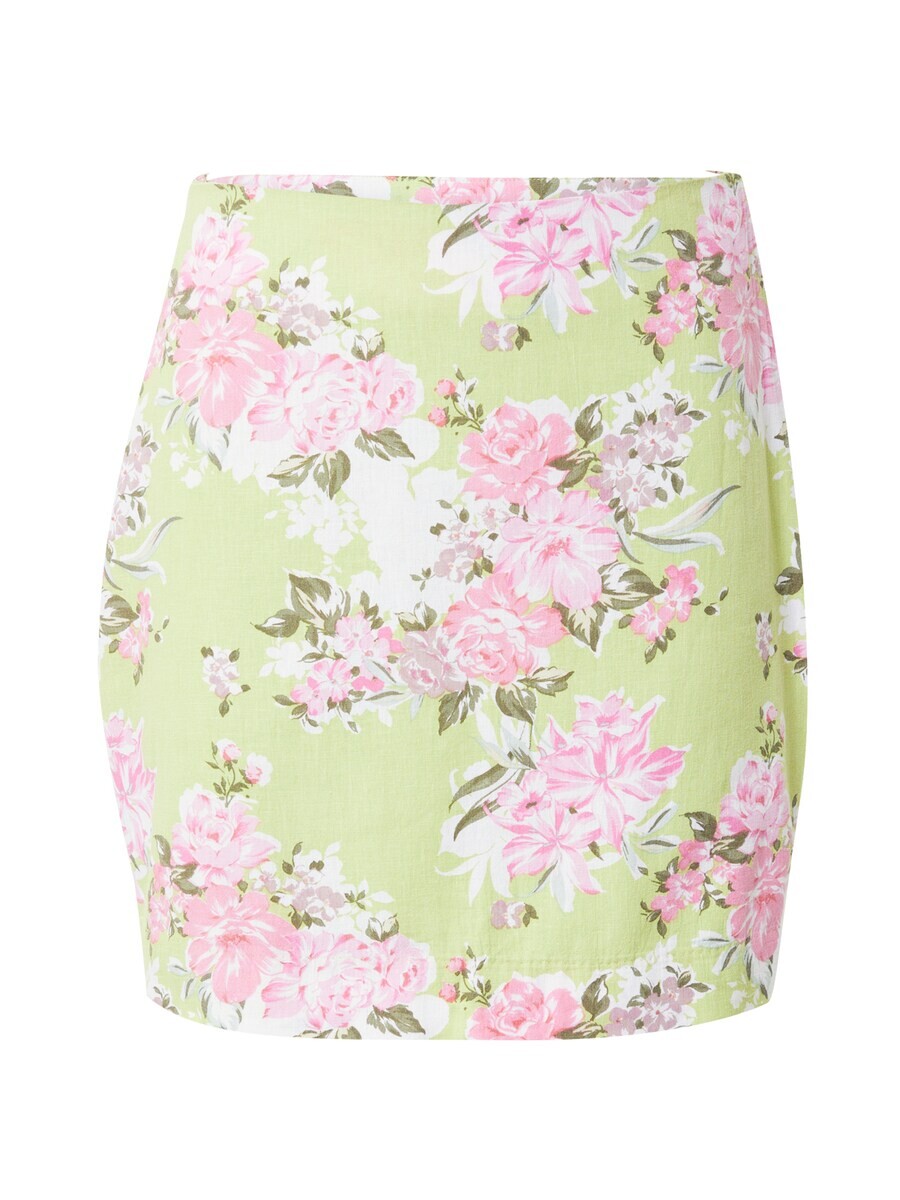

Юбка Gina Tricot RONJA, цвет Olive/Light Green/Pink