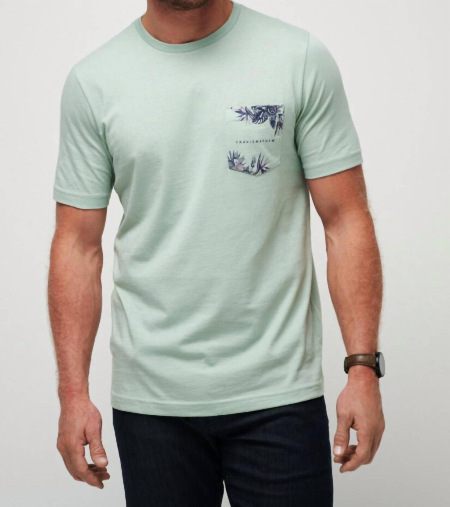 

Футболка Hypnotic Breeze светло-зеленого цвета TravisMathew