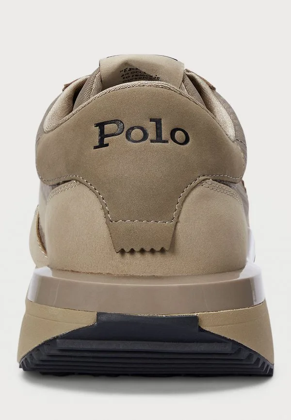 Кроссовки train 89 из нубука и оксфордской кожи Polo Ralph Lauren, Tonal Milkshake — фото 3