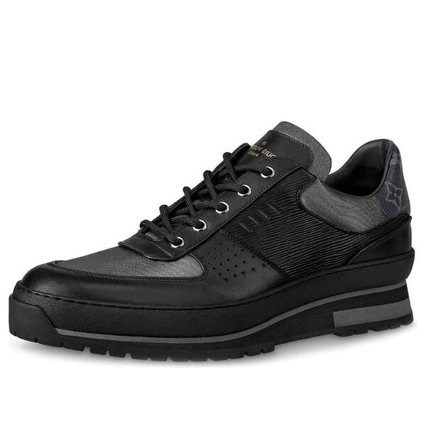 

Кроссовки harlem monogram sneakers 'black epi leather' Louis Vuitton, серый